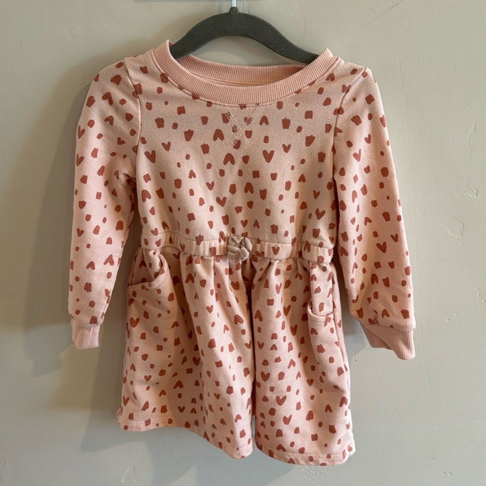 Cat & Jack Pink Cheetah Print Dress. Used great condition, no stains or tears